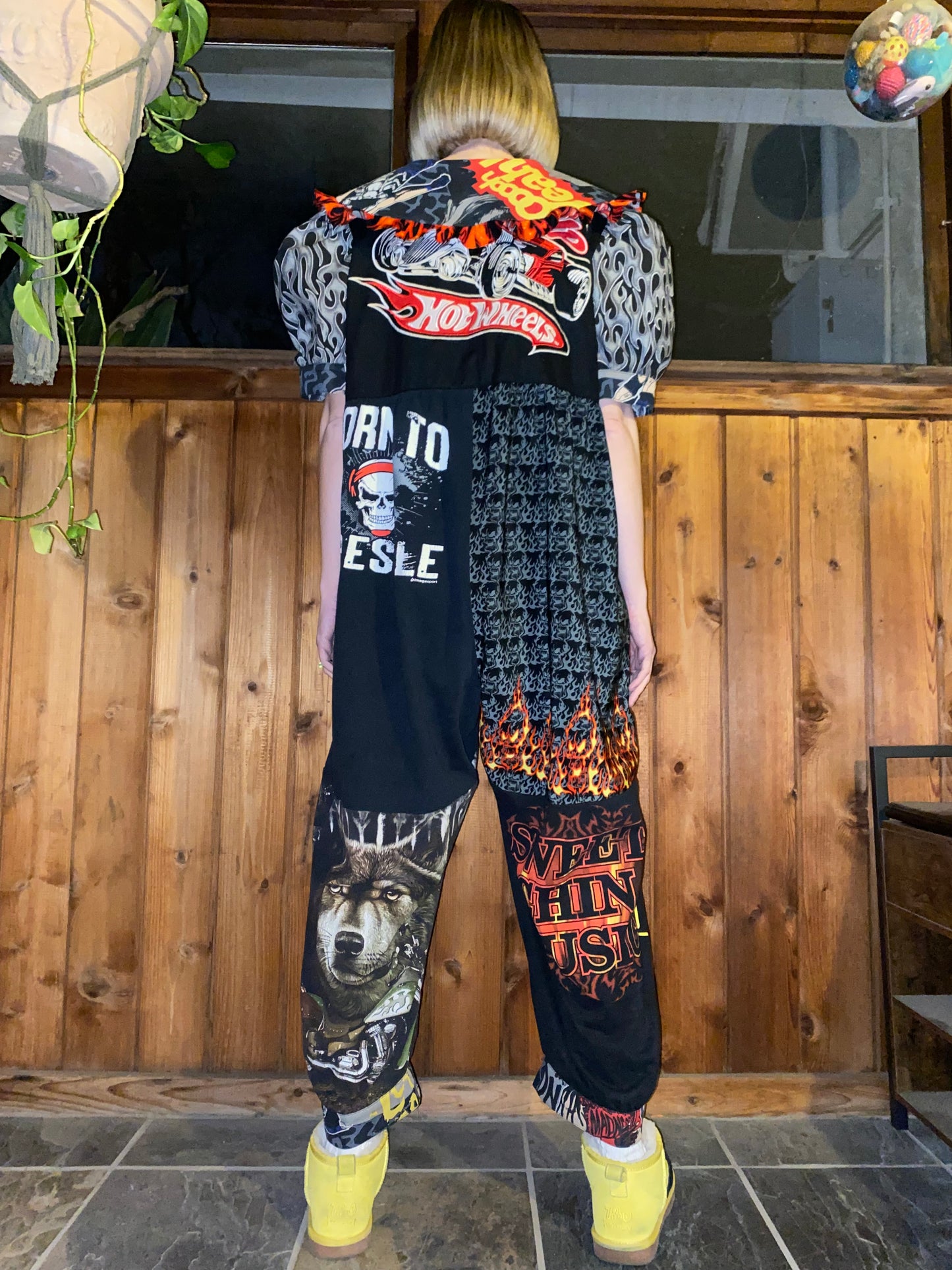 born to wrestle jumpsuit