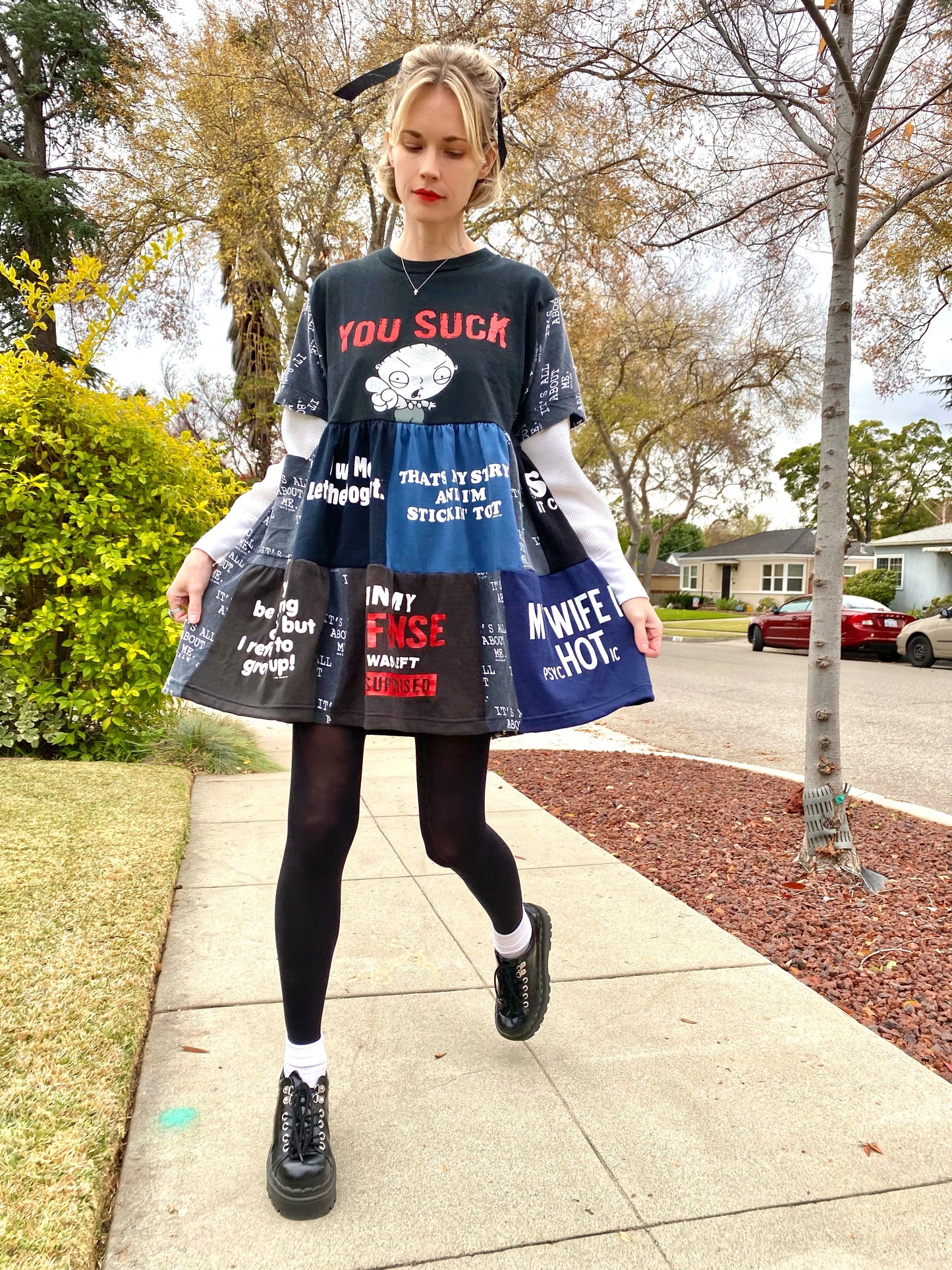 you suck dress