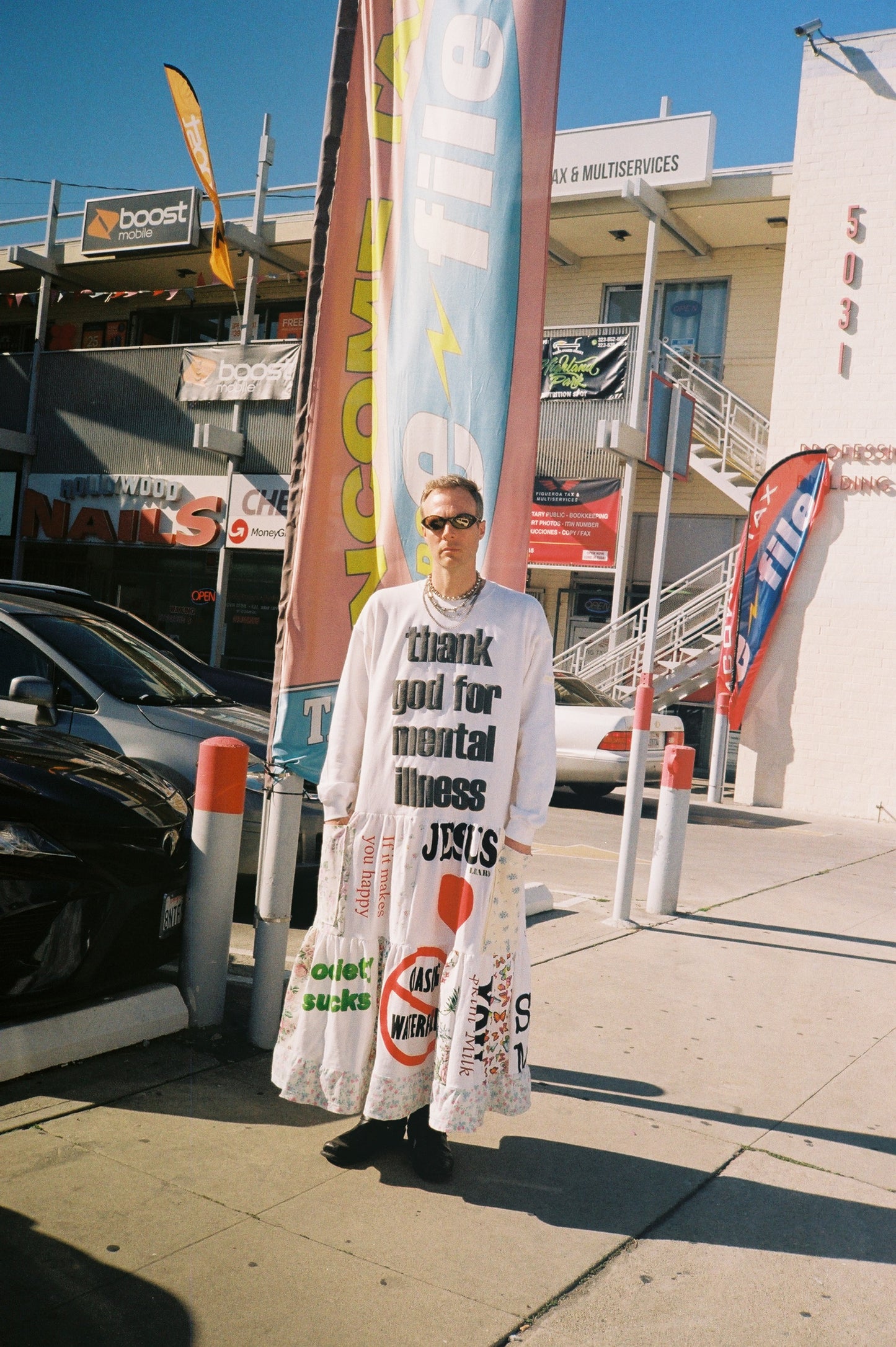Skim Milk | WHOLE x LiFER thank god dress