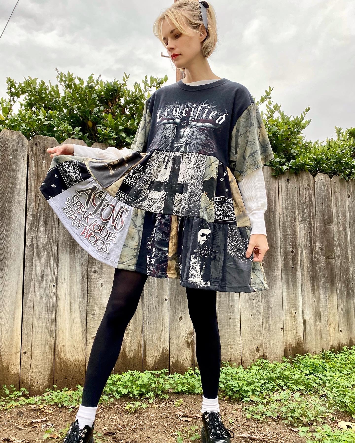 crucified dress