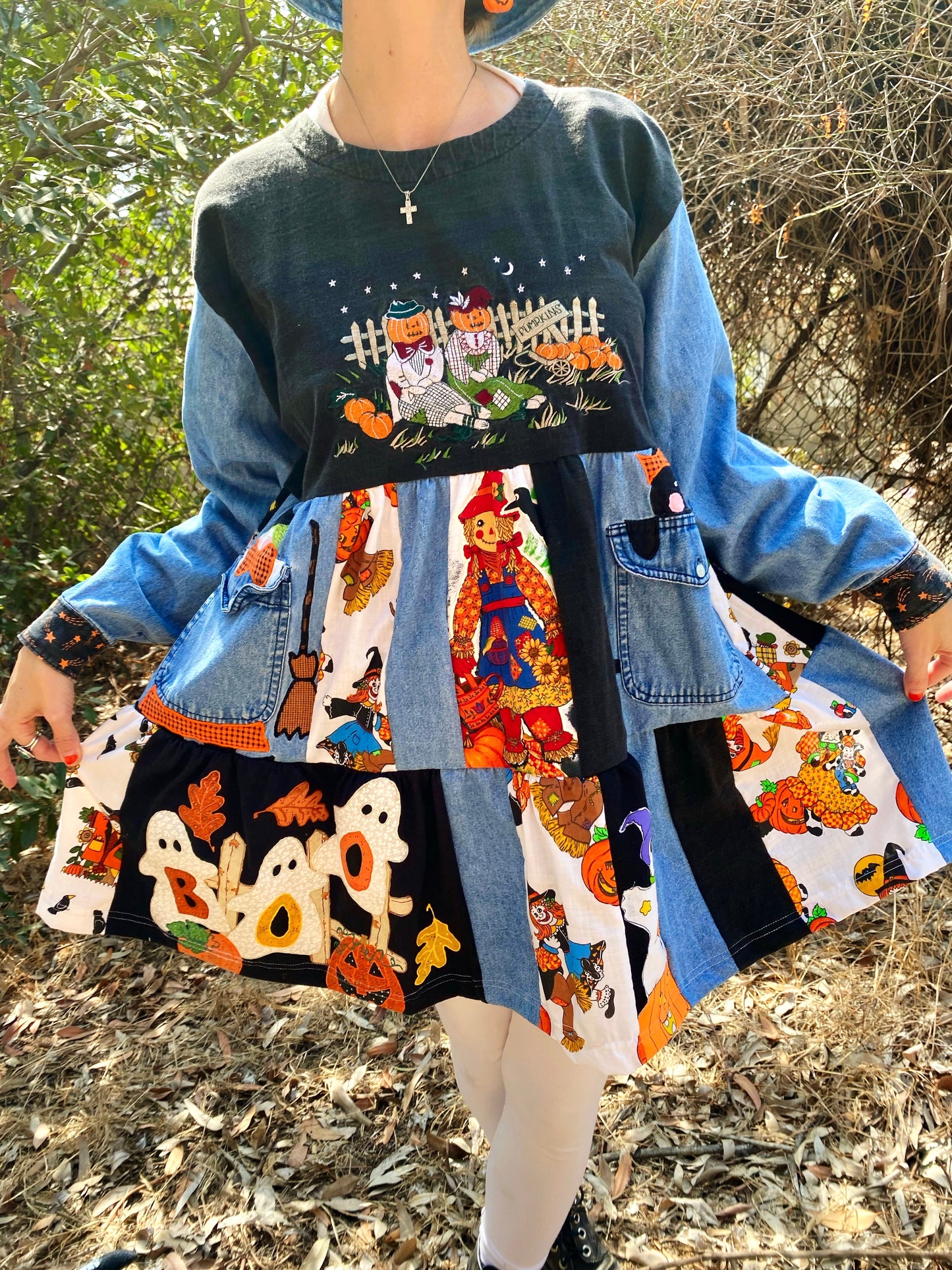 patch dress