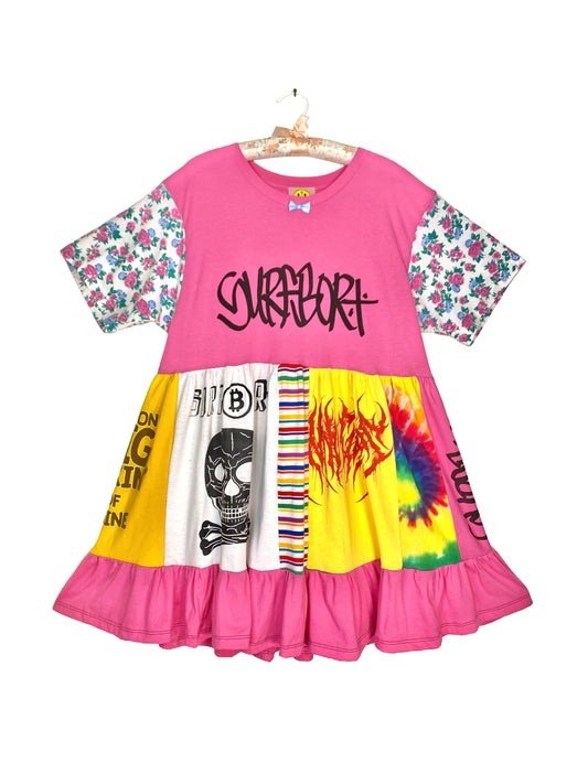 SURFBORT x LiFER pink dress