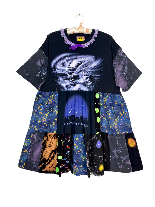 spaced dress