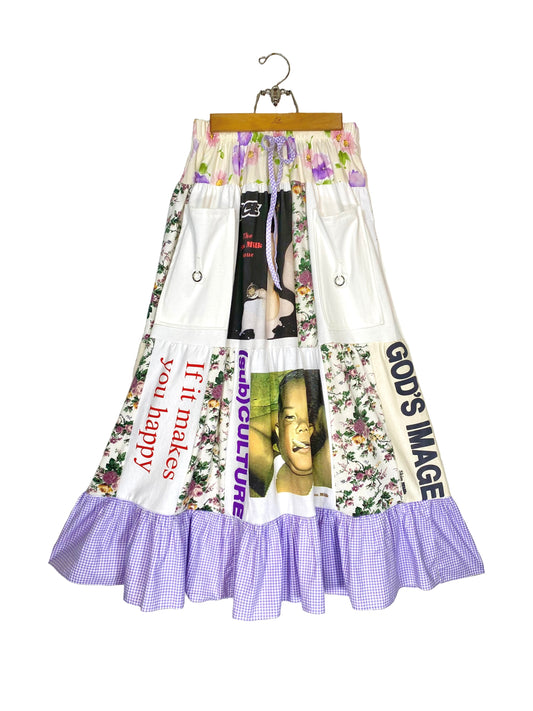 Skim Milk | WHOLE x LiFER god’s image skirt